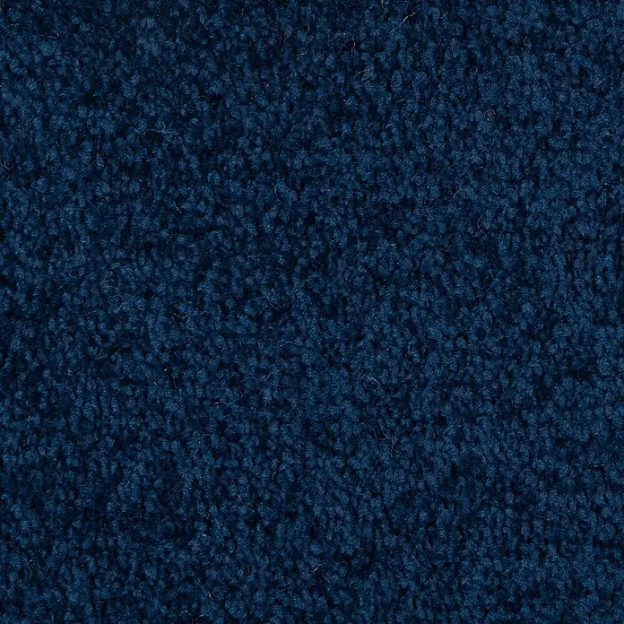Bricoflor Teppichfliese Velours Hochflor, Dunkel-Blau, 50 - Breite: 50 cm, Velours, 100 % Polypropylen (PP), Dunkel-Blau - Tiefe blaue, strukturierte Teppich- oder Läuferoberfläche mit Schlingenflor.
