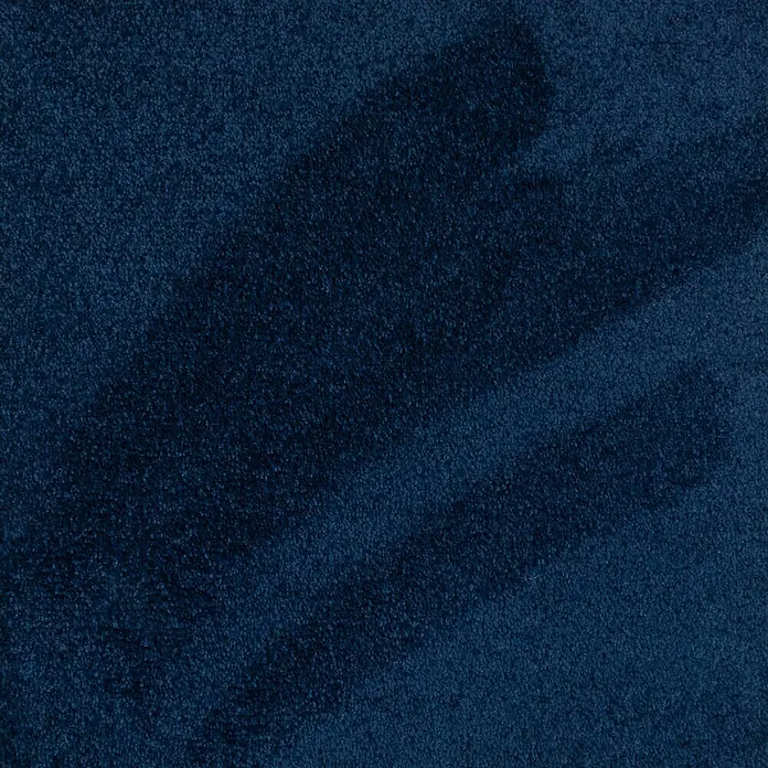 Bricoflor Teppichfliese Velours Hochflor, Dunkel-Blau, 50 - Breite: 50 cm, Velours, 100 % Polypropylen (PP), Dunkel-Blau - Dunkelblaue Plüschstoff-Textur mit subtilen Florvariationen.