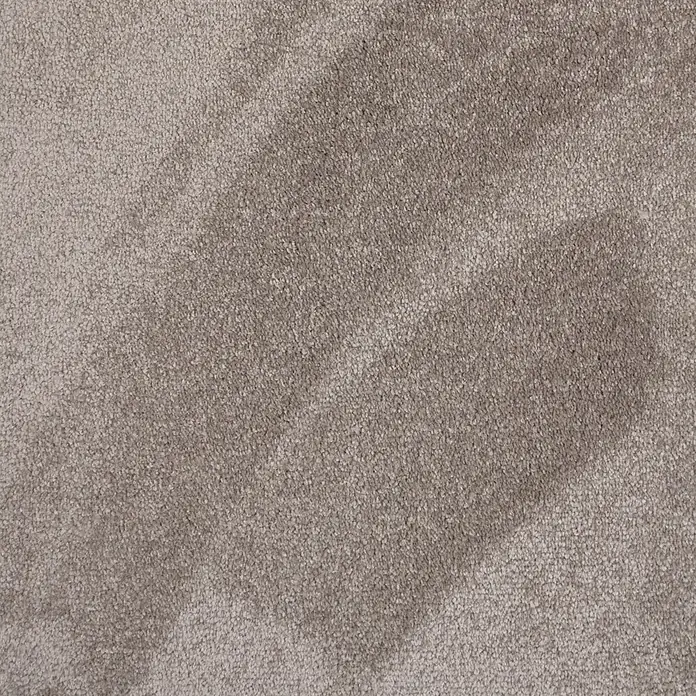Bricoflor Teppichfliese Velours Hochflor, Grau Braun, 50 - Breite: 50 cm, Velours, 100 % Polypropylen (PP), Grau Braun - Hellbraune Plüschteppich-Textur.