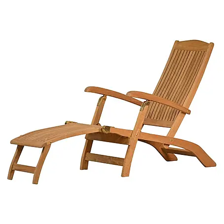 Kai Wiechmann  Garten-Liegestuhl Teak Deckchair Brighton