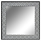 Espejo de pared Damasco (70 x 70 cm, Negro/Plateado) | BAUHAUS