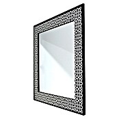Espejo de pared Damasco (70 x 70 cm, Negro/Plateado) | BAUHAUS