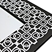 Espejo de pared Damasco (70 x 70 cm, Negro/Plateado) | BAUHAUS