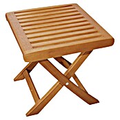 Sunfun Diana Mesa auxiliar de jardín (40 x 40 cm, Eucalipto)