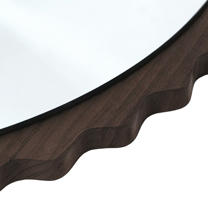 Espejo de pared Orbital (Diámetro: 60 cm, Tabaco) | BAUHAUS