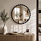 Espejo de pared Orbital (Diámetro: 60 cm, Tabaco) | BAUHAUS