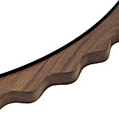 Espejo de pared Orbital (Diámetro: 80 cm, Nogal) | BAUHAUS