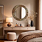 Espejo de pared Safari (Diámetro: 80 cm, Amarillo/Negro) | BAUHAUS