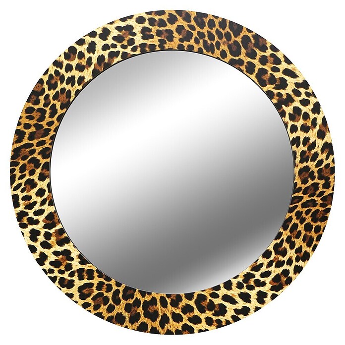 Espejo de pared Safari (Diámetro: 80 cm, Amarillo/Negro) | BAUHAUS