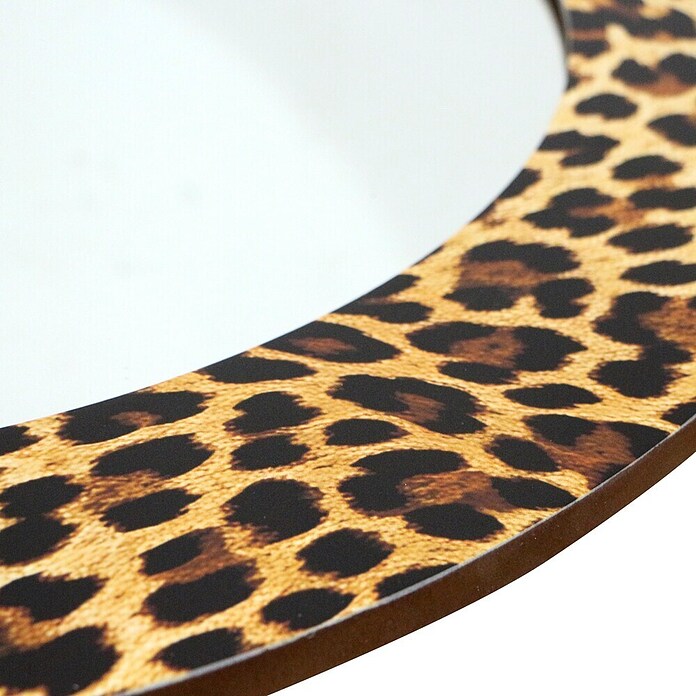 Espejo de pared Safari (Diámetro: 80 cm, Amarillo/Negro) | BAUHAUS