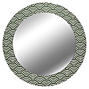 Espejo de pared Kioto (Diámetro: 70 cm, Verde/Blanco) | BAUHAUS