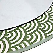 Espejo de pared Kioto (Diámetro: 70 cm, Verde/Blanco) | BAUHAUS