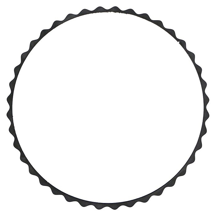 Espejo de pared Orbital (Diámetro: 80 cm, Negro) | BAUHAUS