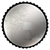 Espejo de pared Orbital (Diámetro: 80 cm, Negro) | BAUHAUS