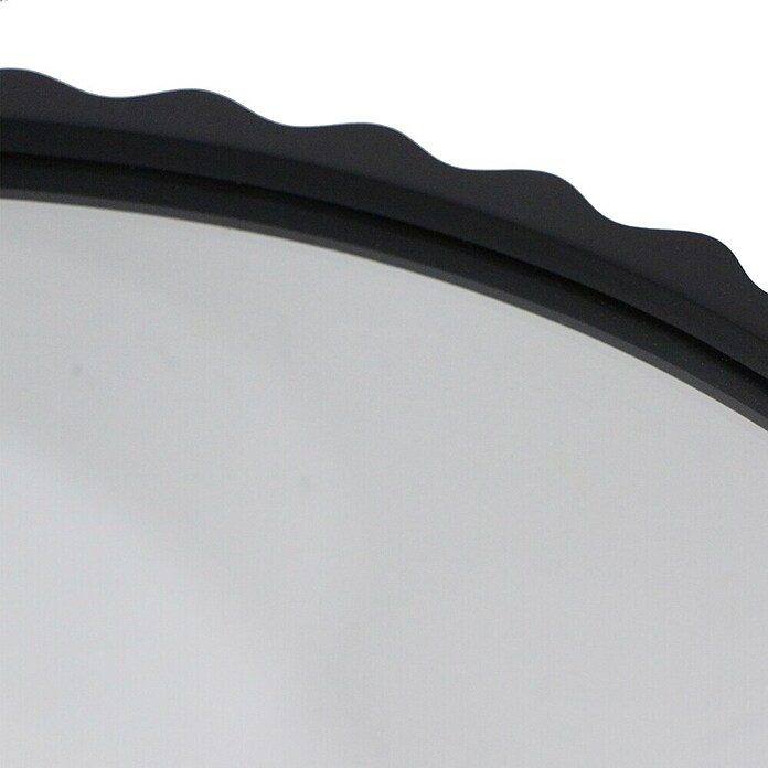 Espejo de pared Orbital (Diámetro: 80 cm, Negro) | BAUHAUS