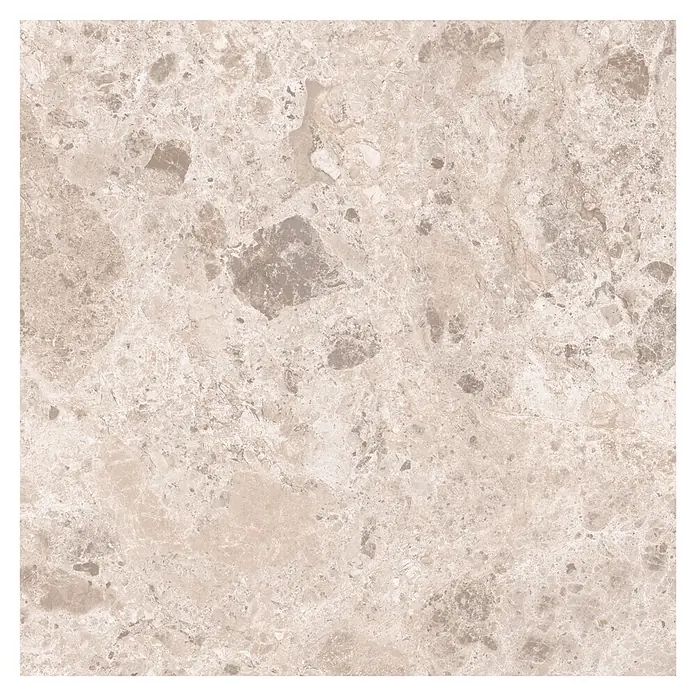 Feinsteinzeugfliese Vogue - 60 x 60 cm, Sand, Matt - Hellbraune Marmorstruktur mit dunkleren Äderungen, ideal für Fliesen oder Arbeitsplatten.