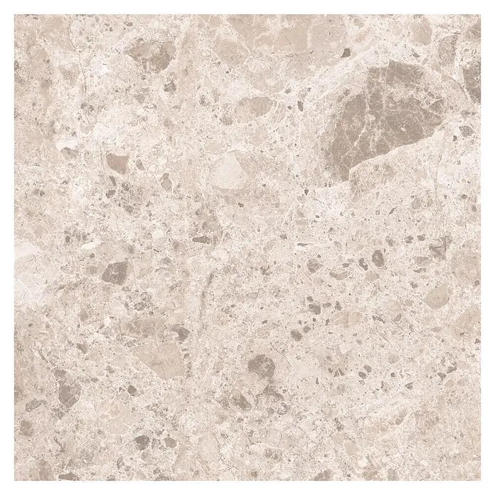 Feinsteinzeugfliese Vogue - 60 x 60 cm, Sand, Matt - Hellbraune Marmorstruktur mit natürlichen Maserungen und Mustern.