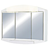 Jokey Spiegelkast (Met 3 deuren, Kunststof, Met verlichting)