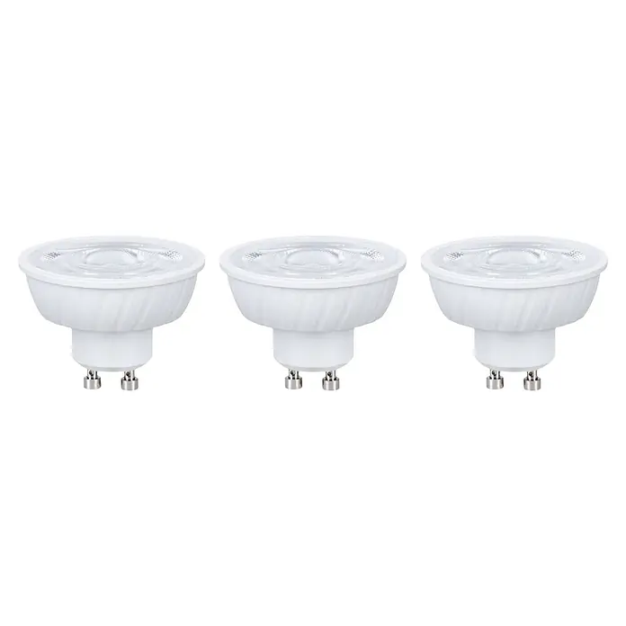 Paulmann LED-Lampe - GU10, Nicht Dimmbar, Warmweiß, 550 lm, 4,9 W, 3 Stk. - Drei weiße LED-Spot-Glühlampen mit GU10-Sockel.