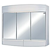 Sieper Spiegelkast Topas Eco (Met 3 deuren, Kunststof, Met verlichting)