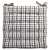 Cojín para silla Vichy (45 x 45 x 5 cm, Natural, 100% algodón) | BAUHAUS