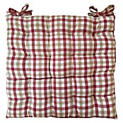 Cojín para silla Vichy (45 x 45 x 5 cm, Rosa, 100% algodón) | BAUHAUS