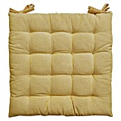 Cojín para silla Chambrai (45 x 45 x 5 cm, Mostaza, 100% algodón) | BAUHAUS