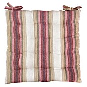 Cojín para silla Raya Ancha (45 x 45 x 5 cm, Rosa, 100% algodón) | BAUHAUS