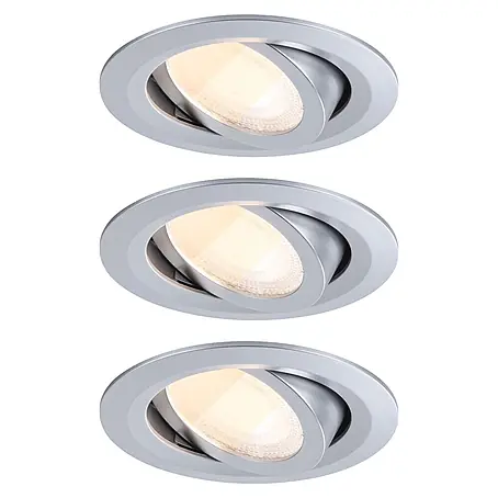 Paulmann  LED-Einbauleuchten-Set rund FixedLED Whiteselect