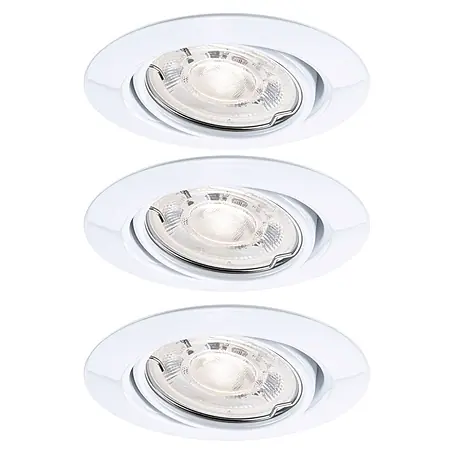 Paulmann  LED-Einbauleuchten-Set rund Base
