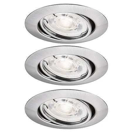 Paulmann  LED-Einbauleuchten-Set rund Base