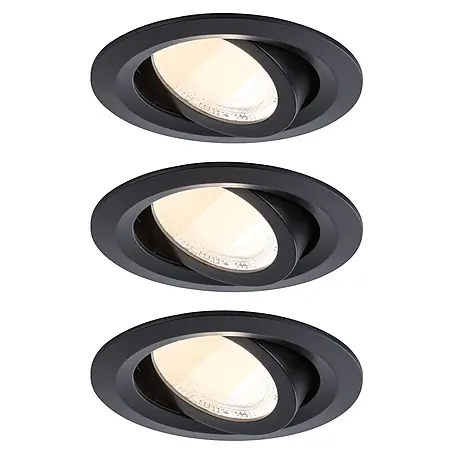 Paulmann  LED-Einbauleuchten-Set rund FixedLED Whiteselect