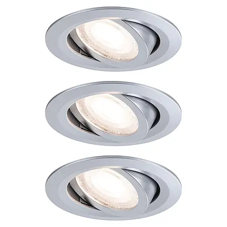 Paulmann  LED-Einbauleuchten-Set rund FixedLED