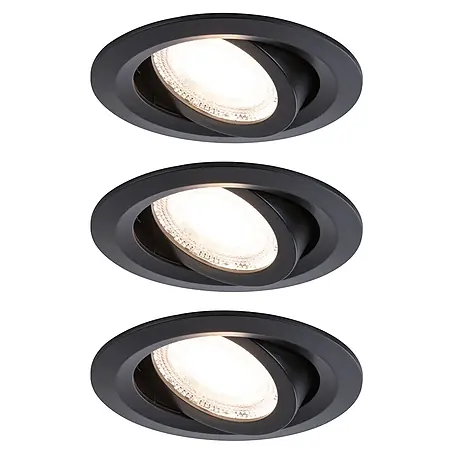 Paulmann  LED-Einbauleuchten-Set rund FixedLED