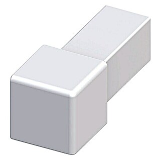 Quadroeck (Aluminium, Silber, Höhe: 12,5 mm)