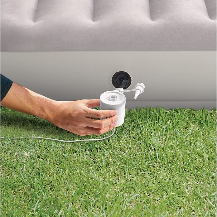 Intex Napihljiva postelja Dura Beam Prestige Queen  (Do x Š x V: 203 x 152 x 30 cm, Siva) | 8335 - Strand-/Campingartikel | ICJA - Campingartikel | ICJ - Campingartikel | IC - Freizeit im Garten | I - Stadtgarten | BAUHAUS