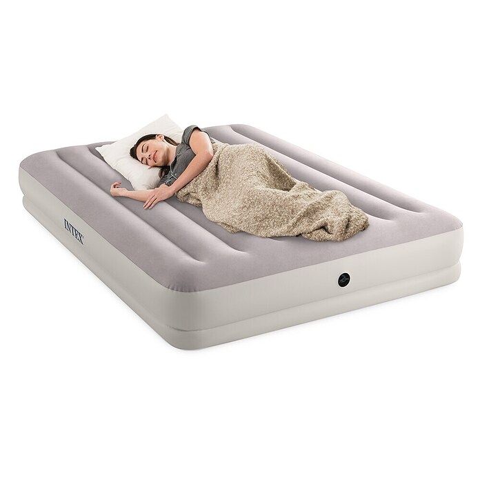 Intex Napihljiva postelja Dura Beam Prestige Queen  (Do x Š x V: 203 x 152 x 30 cm, Siva) | 8335 - Strand-/Campingartikel | ICJA - Campingartikel | ICJ - Campingartikel | IC - Freizeit im Garten | I - Stadtgarten | BAUHAUS