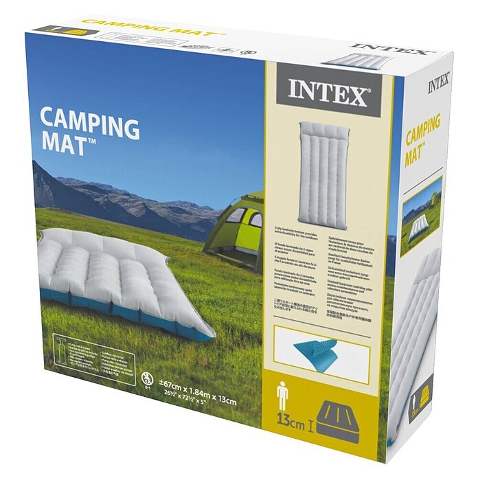 Intex Napihljiva postelja  (Do x Š x V: 184 x 67 x 17 cm, Siva) | 8335 - Strand-/Campingartikel | ICJA - Campingartikel | ICJ - Campingartikel | IC - Freizeit im Garten | I - Stadtgarten | BAUHAUS