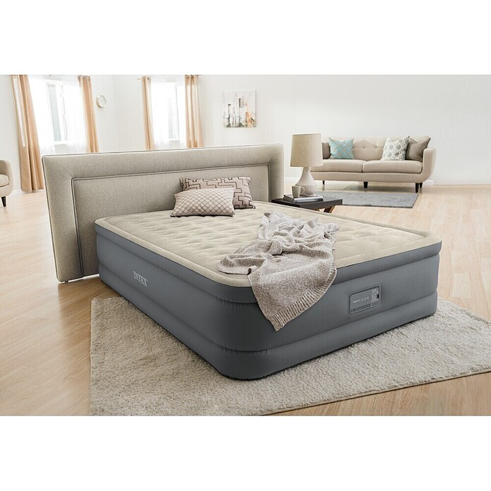 Intex Napihljiva postelja PremAire II Elevated Queen  (Do x Š x V: 203 x 152 x 46 cm, Siva) | 8335 - Strand-/Campingartikel | ICJA - Campingartikel | ICJ - Campingartikel | IC - Freizeit im Garten | I - Stadtgarten | BAUHAUS