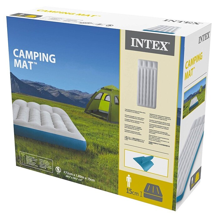 Intex Napihljiva postelja  (Do x Š x V: 189 x 72 x 20 cm, Siva) | 8335 - Strand-/Campingartikel | ICJA - Campingartikel | ICJ - Campingartikel | IC - Freizeit im Garten | I - Stadtgarten | BAUHAUS