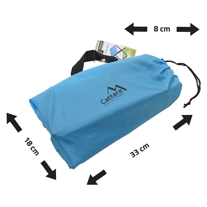 Cattara Stol za kampiranje Foldi Maxi  (Modra, Š x G x V: 28 x 38 x 30 cm) | 8350 - Stühle Textilen | ICAB - Sommermöbel Stühle | ICA - Sommermöbel | IC - Freizeit im Garten | I - Stadtgarten | BAUHAUS