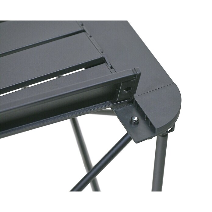Cattara Miza za kampiranje Como Roll  (Do x Š x V: 52 x 52 x 46 cm, Črna) | 8340 - Tische Materialmix | ICAA - Sommermöbel Tische | ICA - Sommermöbel | IC - Freizeit im Garten | I - Stadtgarten | BAUHAUS