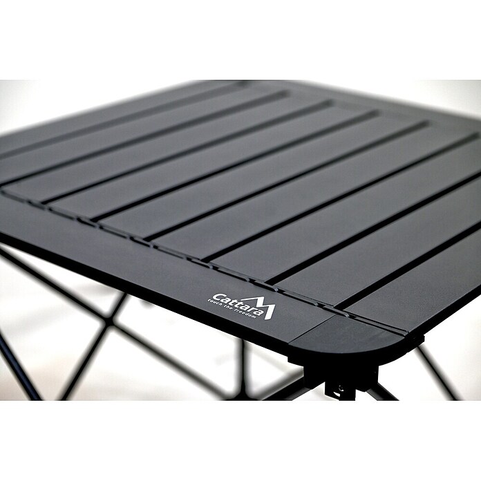 Cattara Miza za kampiranje Como Roll  (Do x Š x V: 52 x 52 x 46 cm, Črna) | 8340 - Tische Materialmix | ICAA - Sommermöbel Tische | ICA - Sommermöbel | IC - Freizeit im Garten | I - Stadtgarten | BAUHAUS