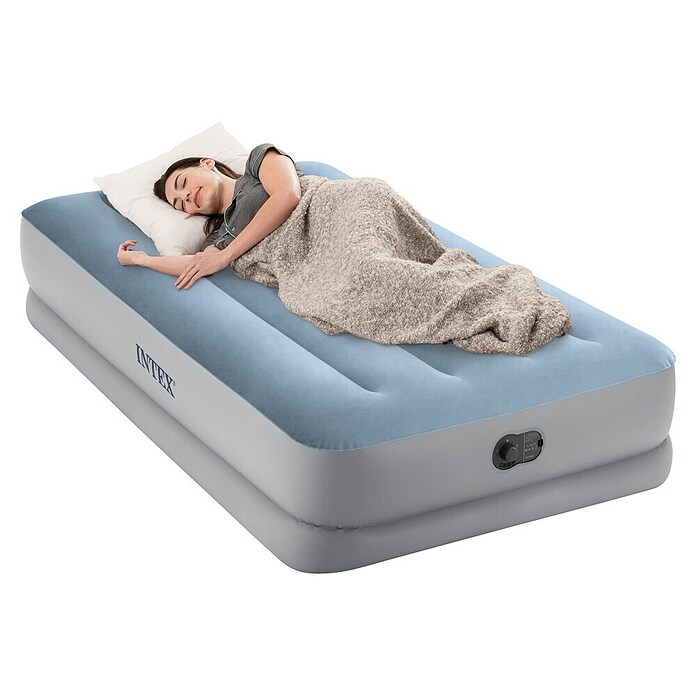 Intex Napihljiva postelja Dura Beam Comfort Twin  (Do x Š x V: 199 x 91 x 36 cm, Siva) | 8335 - Strand-/Campingartikel | ICJA - Campingartikel | ICJ - Campingartikel | IC - Freizeit im Garten | I - Stadtgarten | BAUHAUS