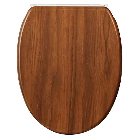 SANILO  WC-Sitz Mahagoni mit Schnellverschluss