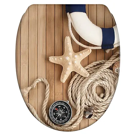 SANILO  WC-Sitz Maritime mit Schnellverschluss