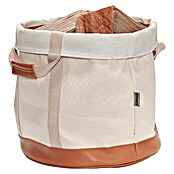 Aduro Holz- & Allzwecktragetasche (Durchmesser: 35 cm, Stoff, Beige) | BAUHAUS