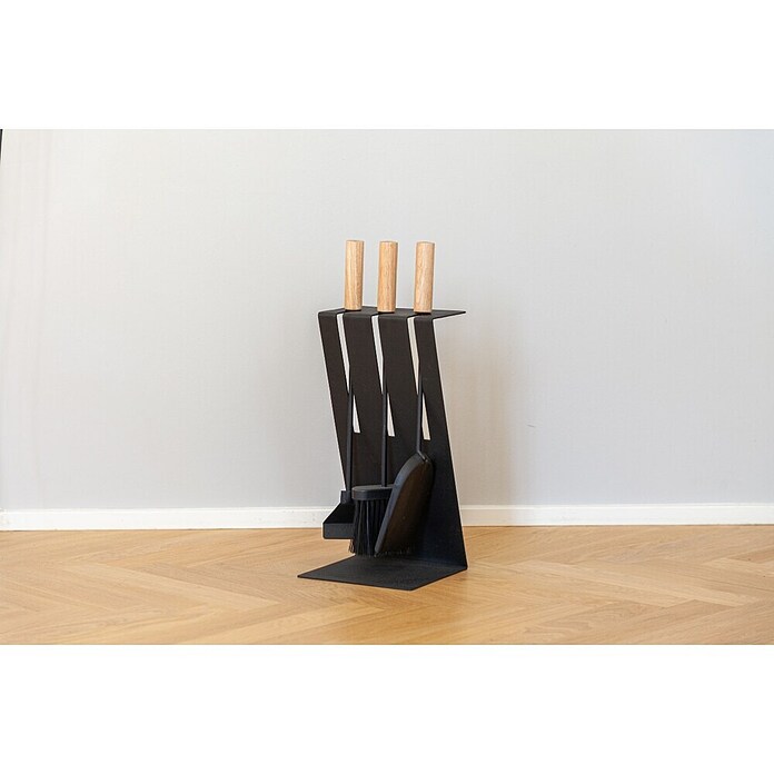 Aduro Kaminbesteck Baseline 3 (Stahl, Schwarz, Höhe: 515 mm) | BAUHAUS