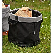 Aduro Holz- & Allzwecktragetasche (Durchmesser: 35 cm, Stoff, Schwarz) | BAUHAUS