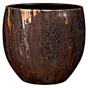 Okrogel cvetlični lonec Roel  (28 x 28 cm, Videz rje) | 8450 - Übertoepfe Keramik | IAKA - Gefäße Indoor | IAK - Gefässe,Deko outdoor, Zeitschriften | IA - Gartenhartware | I - Stadtgarten | BAUHAUS